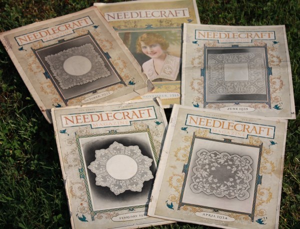 Magazines with Mary Card Patterns on Covers